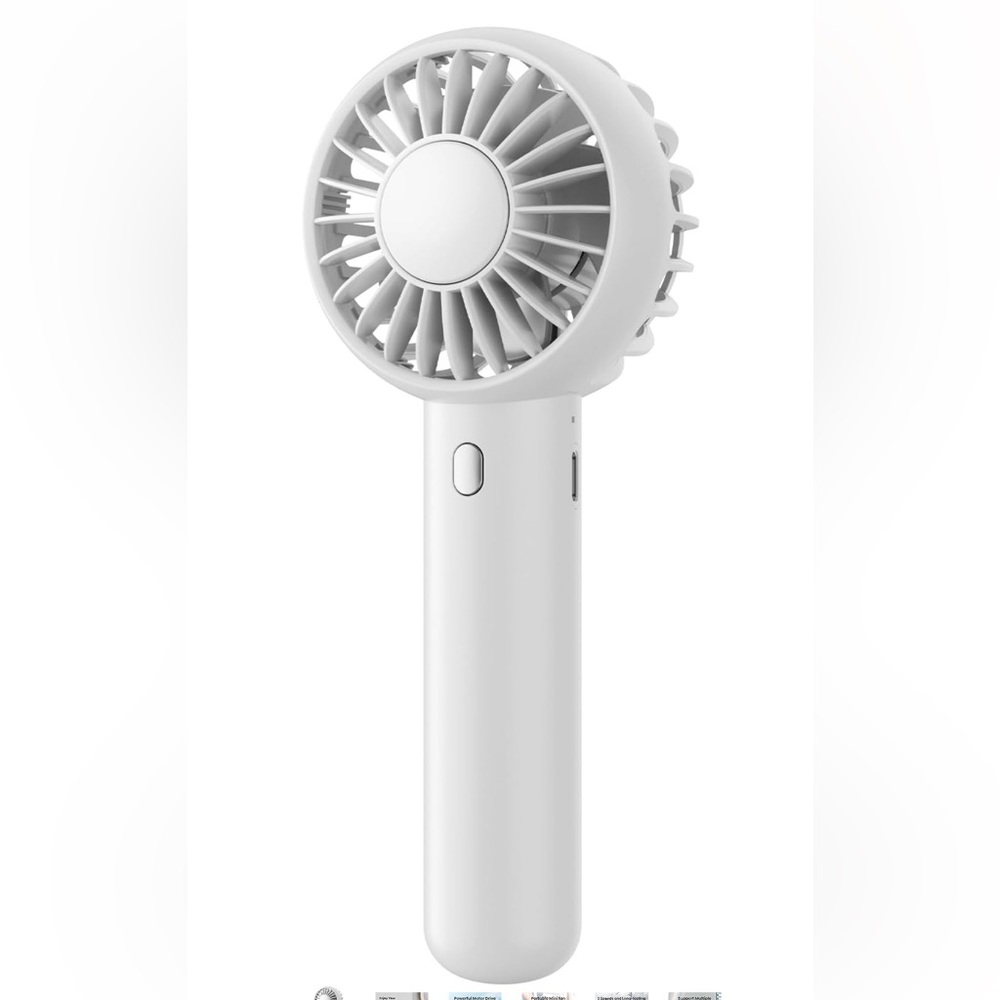 Portable rechargeable fan